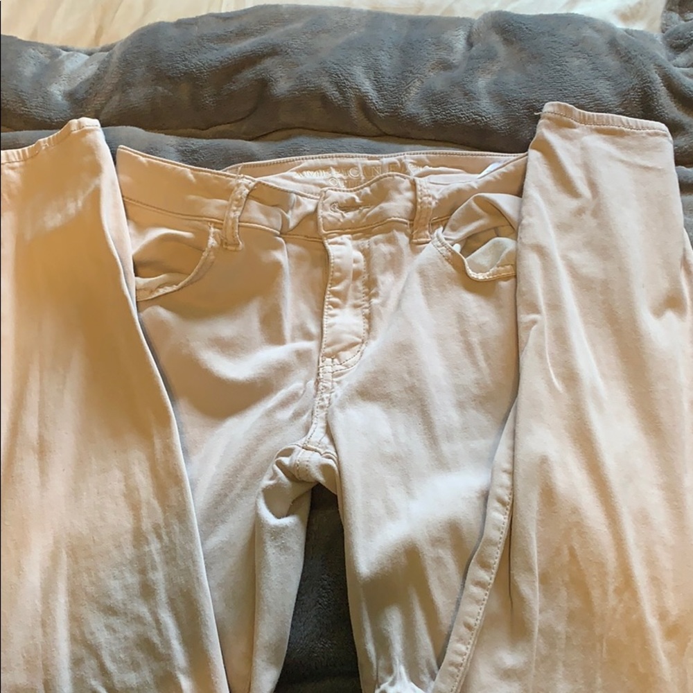 American eagle khaki skinny jean